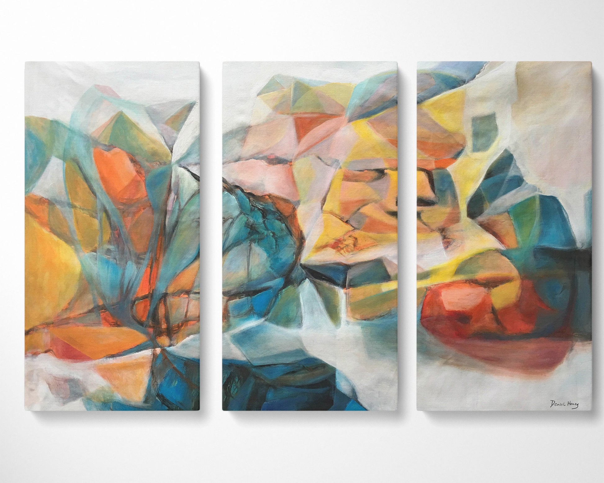 Abstract Painting Set Of 3, Paintings On Canvas, Abstract Fine Art, Canvas Wall Art Abstract, Aesthetic Room Decor, Oversized Painting