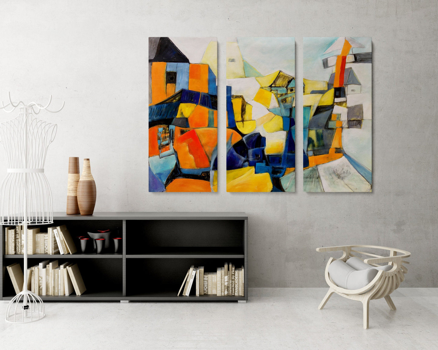 Abstract Painting Set Of 3, Wall Art Painting, Modern Abstract, Canvas Wall Art Abstract, Living Room Art, Canvas Art, Textured Painting