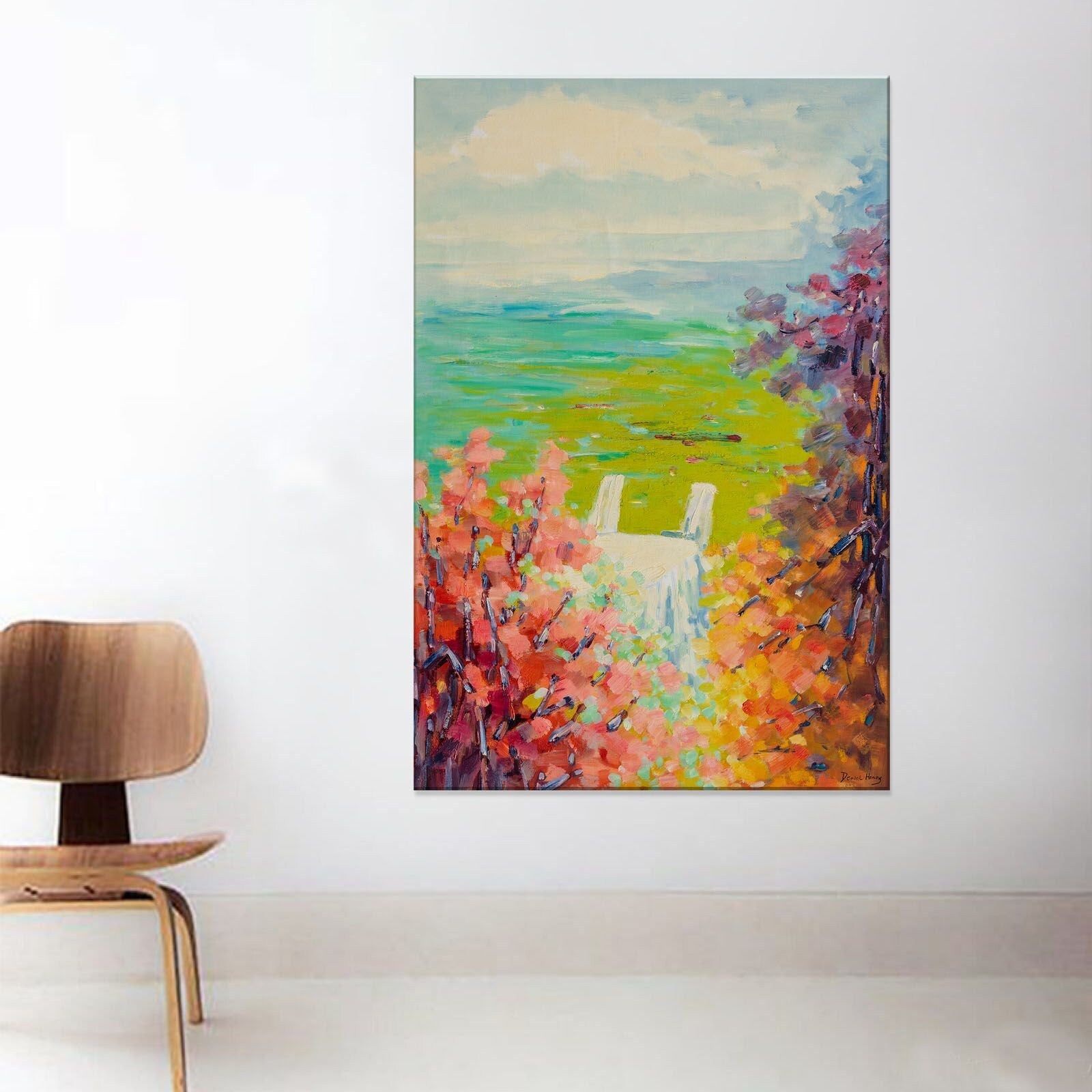 Original Oil Painting Spring Fields, Semi Abstract Painting, Oil On Canvas Painting, Extra Large Wall Art, Landscape Wall Art, Modern Home