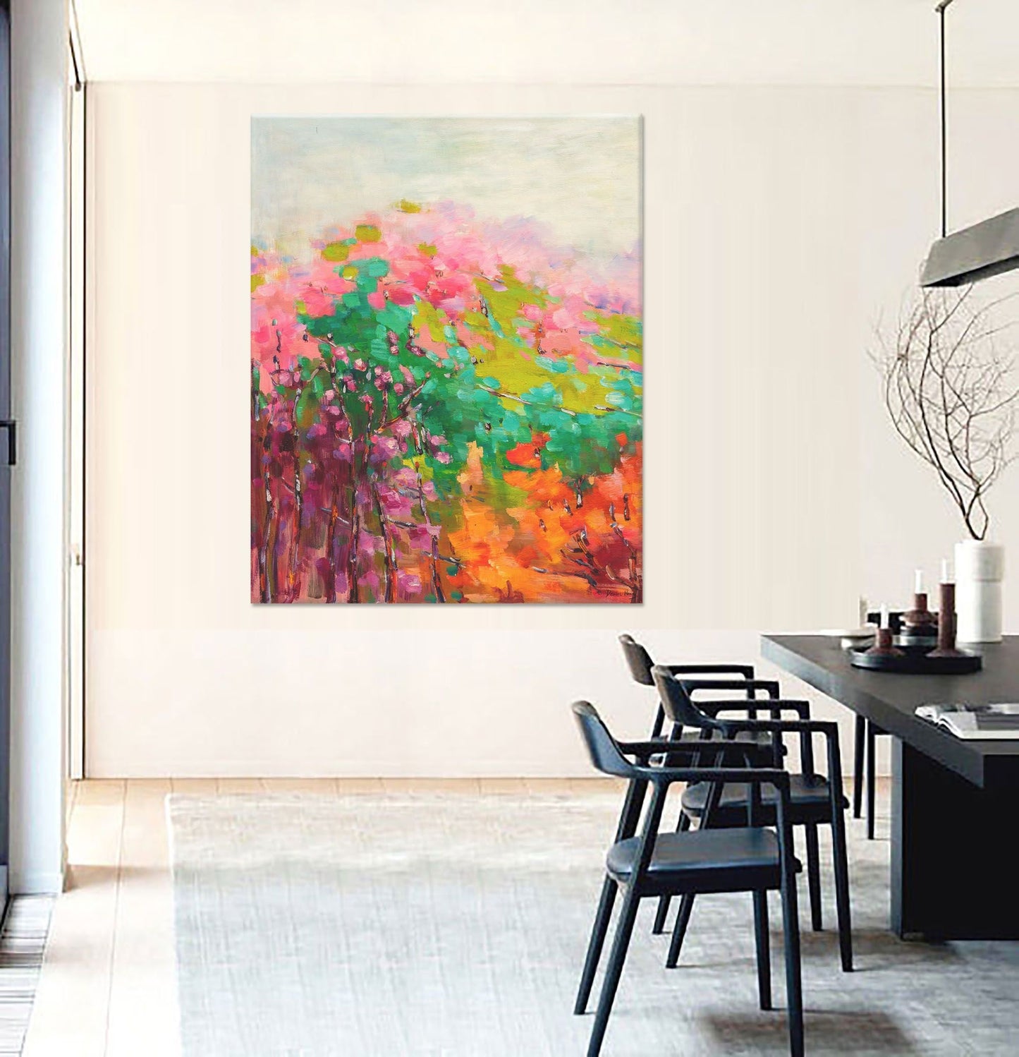 Landcape Painting, Abstract Canvas Art, Contemporary Painting, Abstract Art, Large Art, Original Painting, Canvas Wall Art, Kitchen Decor