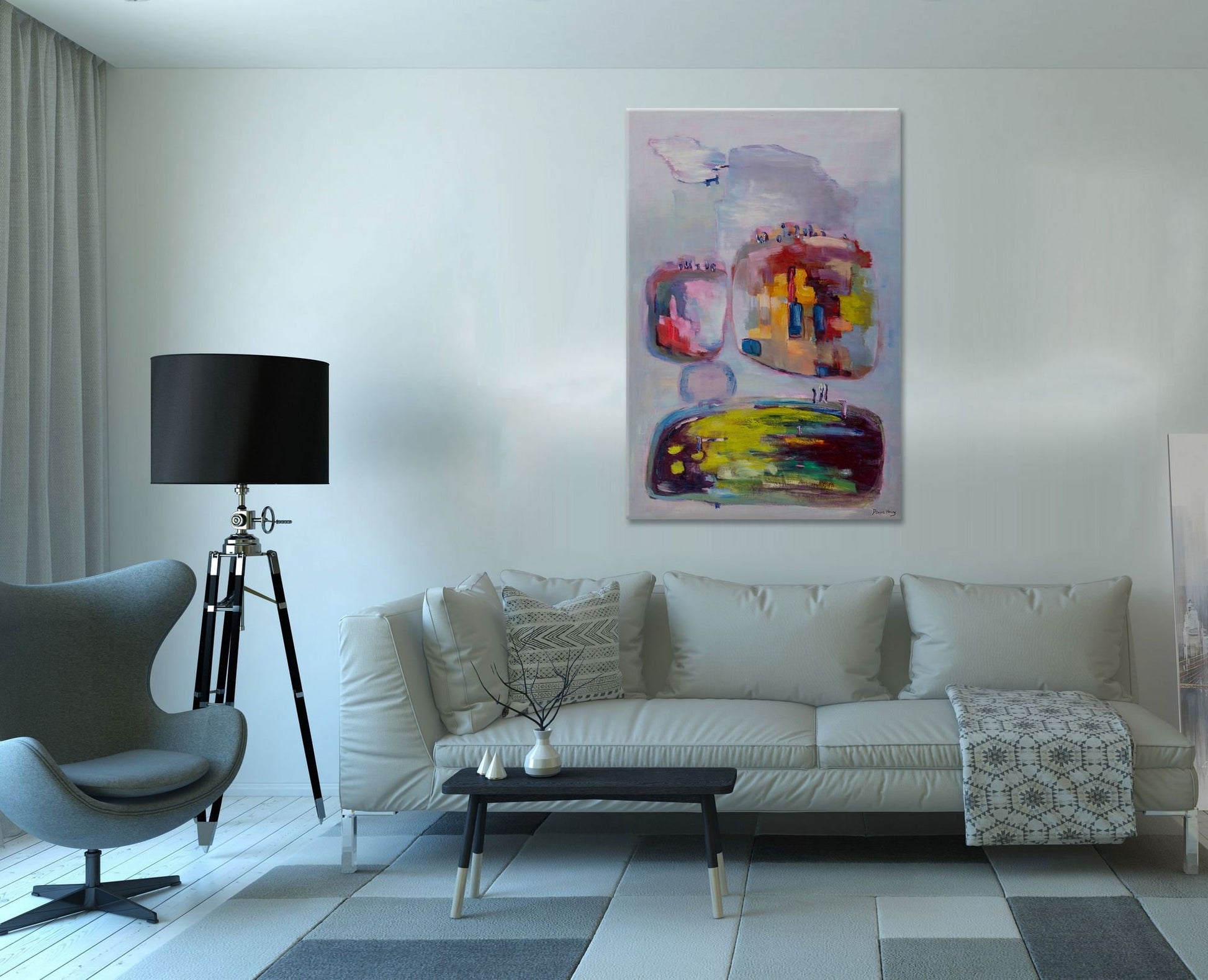 Abstract Oil Painting Modern Art, Bright Abstract Painting, Paintings On Canvas, Extra Large Wall Art, Canvas Wall Art Abstract, Artwork