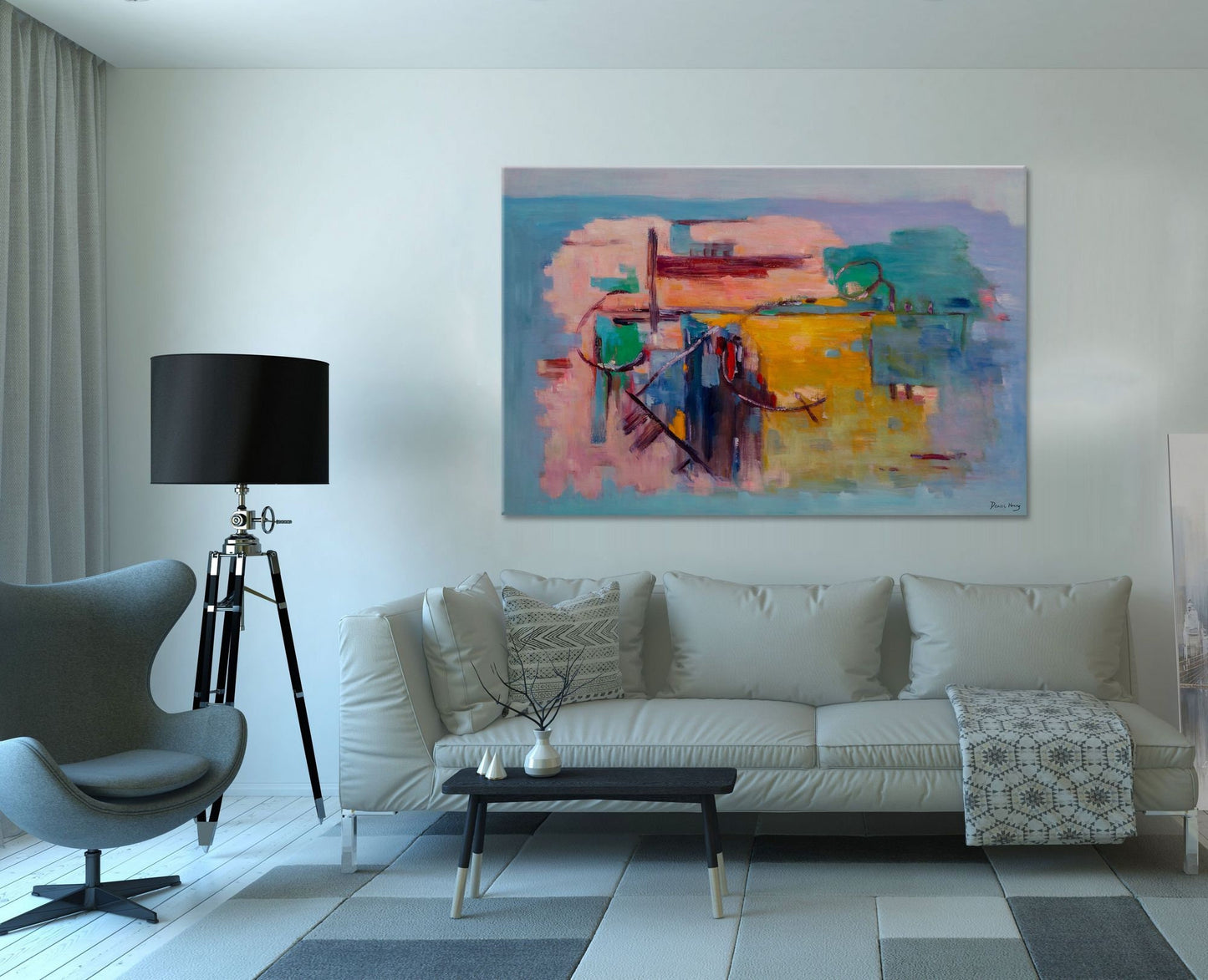 Abstract Oil Painting Modern Art, Large Abstract Art, Oil Painting, Extra Large Painting, Canvas Wall Art Abstract, Bedroom Wall Art